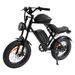 JKING FXH-002 Electric Bike For Adults 20inch-tire 500W Motor 48V 13.0Ah Battery 7-Speed_desvips.com