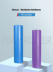 Yoga Foam Roller PE Material, 45cm/60cm High Density Muscle Massage Roller For Gym, Home Workout, Physical Therapy (Blue/Pink-Purple)_desvips.com