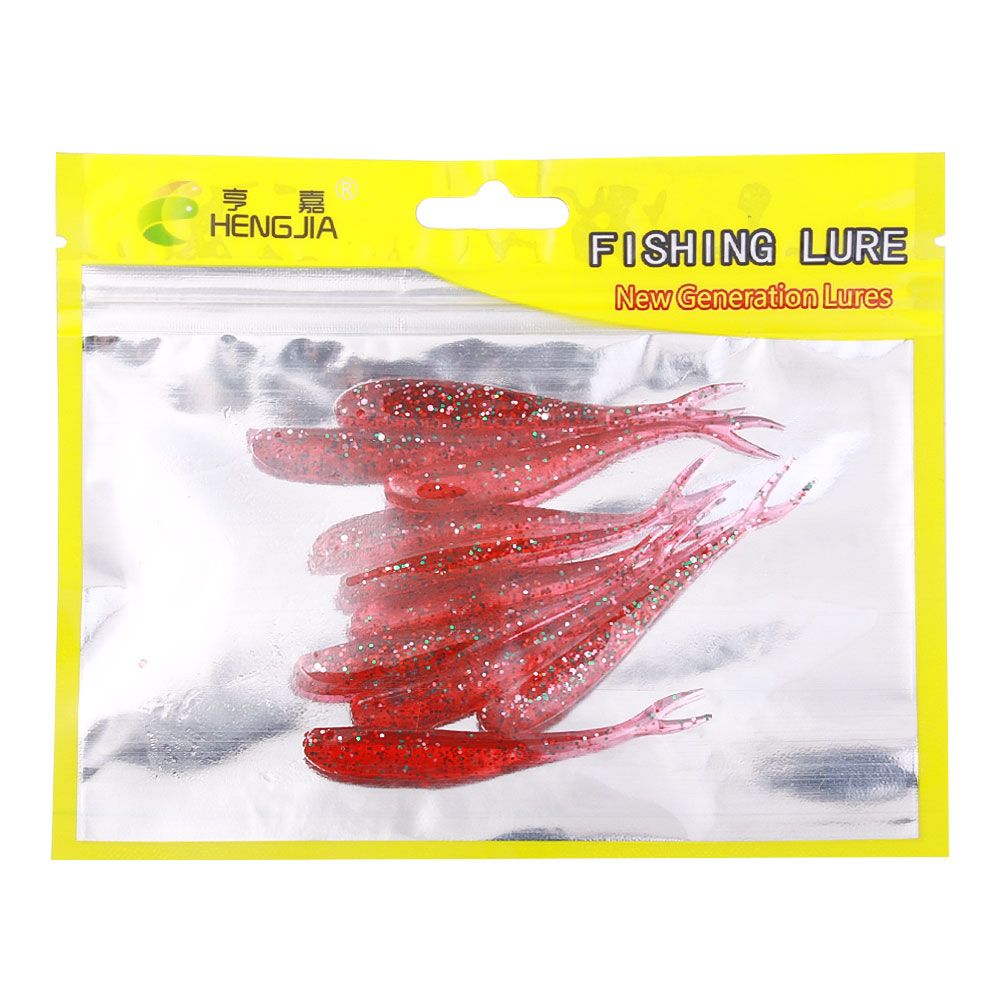10Pcs/bag Wobblers Soft Boat Bait Rock Viber Shad Shiner Fishing Lures Sea Bait Soft Lure Roll Fish Bait 7.5Cm Carp Fishing_desvips.com