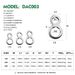 Lure Bait High-Strength Stainless Steel Flattened Ring Hook Binding Single Circle Fishing Gear Accessories Connector 20_desvips.com
