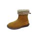 New Sheep Wool Sheepskin Cotton Shoes Women Winter Flat Bottom Plus Velvet Short Genuine Leather Non-Slip Warm Snow_desvips.com