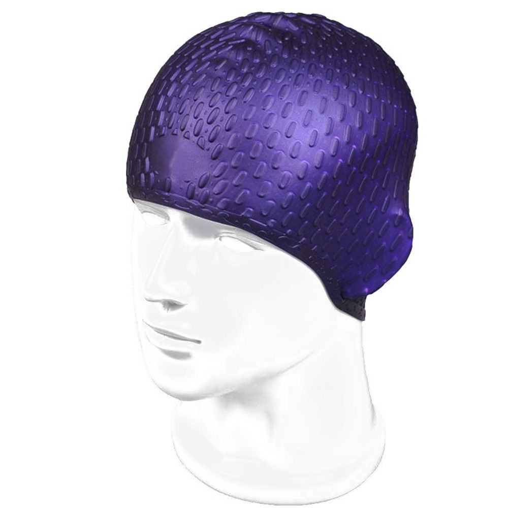 Water Drop Swimming Cap Silicone Ear Protection Swimming Cap/water Drop Long Hair Enlargement/waterproof And Comfortable_desvips.com