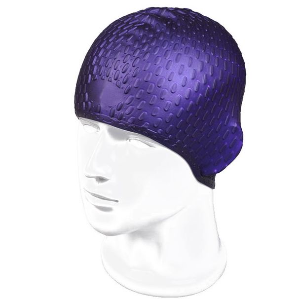 Water Drop Swimming Cap Silicone Ear Protection Swimming Cap/water Drop Long Hair Enlargement/waterproof And Comfortable_desvips.com