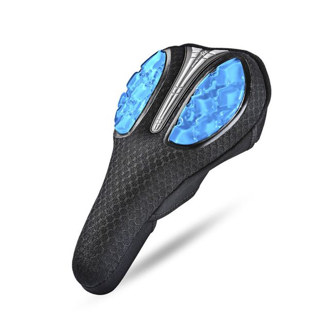 Liquid Silicone Gel Bicycle Saddle Cover, Thick Padded Anti-Slip Seat Cushion For Mountain Bike & Road Bike_desvips.com