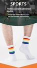 Cotton Badminton Socks, Table Tennis Socks, Men's And Women's Sports Socks, Thickened Towel Socks_desvips.com