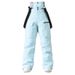 NOKO-New Men's And Women's Ski Pants With Suspenders Winter Windproof, Waterproof, Warm, And Thickened Snowboard Pants._desvips.com