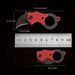 Outdoor EDC Key Fox Claw Package Opener Necklace Pocket Knife, Portable Mini Knife_desvips.com