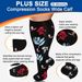 Sports Socks Plus Size Compression Socks High Elasticity Sports Fitness Ssock_desvips.com