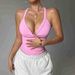 Sexy Slim Fit Racerback V-Neck Yoga Vest European And American Style Sports Fitness Outerwear For Women_desvips.com