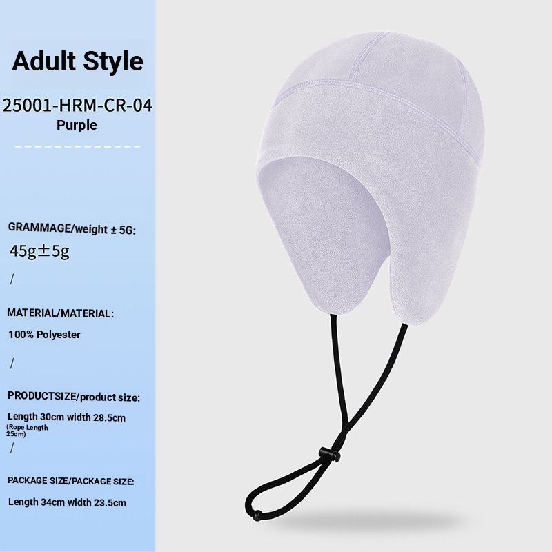 Adjustable Fleece Ear Warmer Cap – Windproof Thermal Beanie For Cycling, Skiing & Outdoor Sports (Adult & Kids Sizes, 8 Colors, Unisex)_desvips.com