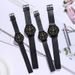 Luminous Watch Men New Stylish Simple Student Exam Watch Korean Style Black White Sport Couple Watch Waterproof Lightweight Durable_desvips.com