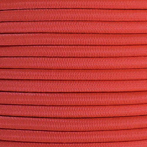 1/4 Inch Elastic Shock Bungee Cord Nylon Crafting Stretch String Rope, Coyote Brown, 10 Feet, Made In The USA_desvips.com