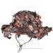 Jungle Camouflage Boonie Full Face Mask Hiking Outdoor Fishing UV Protection Summer Sun Hat_desvips.com