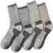 4 Pairs Super Thick Crew Socks Men Winter Fleece Keep Warm Outdoor Athletic Mid Tube Sock Fot Home Floor And Skiing_desvips.com