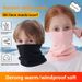 Warm Cycling Mask Versatile Multifunctional Neck Gaiter Running Hiking Fleece Magic Headscarf Outdoor Face Cover_desvips.com
