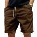 2026 American-style Heavy-duty Workwear Printed Shorts For Men, Summer Ins Trend Retro Fashion Brand Men's_desvips.com