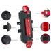 Wholesale mountain bike light riding tail light USB rechargeable light mini warning light night bike equipment bicycle tail light_desvips.com