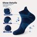 5 Pairs Unisex Merino Wool Ankle Hiking Running Compression Support Thick Cushion No Show Men Women Socks Breathable_desvips.com