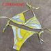 Bikini Pure Desire Style New Triangle Tie Sports Swimsuit Vacation Swimwear Hot Spring Bathing Soccer Jerseys_desvips.com