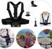 Accessories Bundle Kit Head Strap Mount/Chest Harness/Selfie Stick For Gopro Hero 13 12 11 10 9 8 7 6 5 4 3 2/AKASO EK7000/Brave_desvips.com