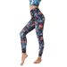 New Graffiti Print For Women High Waist Hip Lift Tight Leggings Casual Fitness Yoga Nine-point Pants_desvips.com