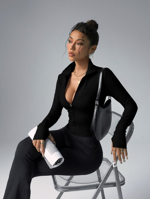 KOOSSOASISWomen's Fitness Yoga Wear, Sportswear, Quick-drying Casual Sports Yoga Jacket, Women's Autumn Top_desvips.com