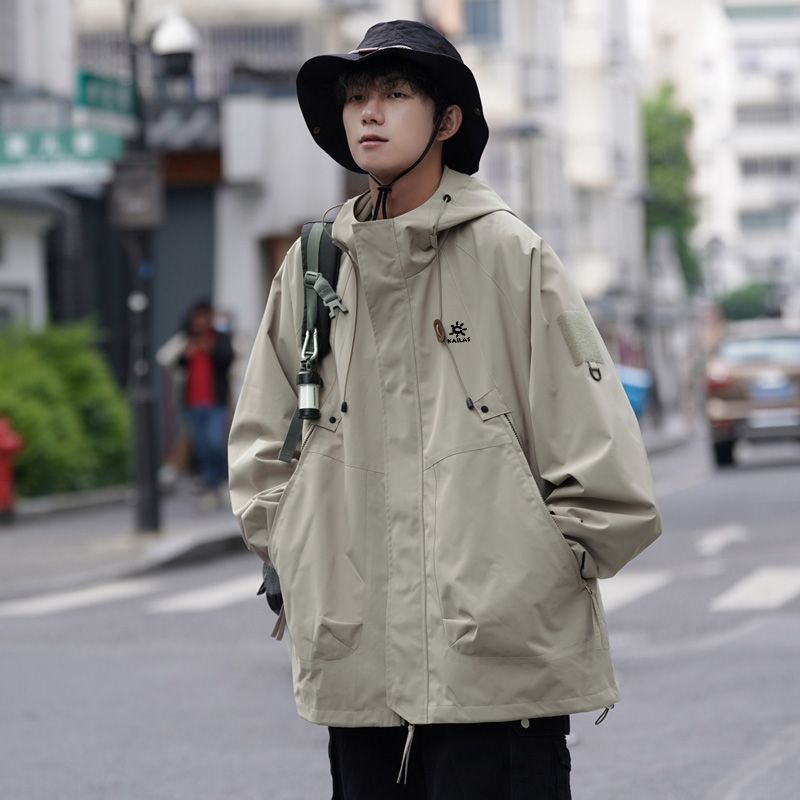 High-quality Autumn Chenille Waterproof Fabric Casual Loose Jacket Trendy Sports Jacket Tops For Couples_desvips.com