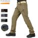 Men's Softshell Tactical Pants Winter Skiing Hiking Fleece-Lined Waterproof Windproof Multi-Pocket Camouflage Work Pants_desvips.com