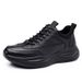 Men's Casual Leather Sneakers 2025 Spring New Trendy Soft Sport Breathable Comfortable Lace-up Men Versatile Shoes_desvips.com