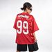 2025 New American Style V-Neck Loose Short-Sleeve Casual Unisex Patchwork Rugby Print Hip-Hop T-Shirt Sports Jersey_desvips.com