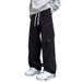 001 Cross-Border New Casual Men's Autumn Cargo Loose Straight American Waterproof Outdoor Mountaineering Pants_desvips.com