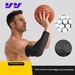 Breathable Basketball Elbow Sleeve With Honeycomb Padding – Compression Arm Sleeve For Sports & Fitness – Black_desvips.com