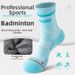 Women's Mid Calf Sports Socks Odor Resistant Professional Running Fitness Badminton Hiking Terry Cloth Bottom Long Socks_desvips.com