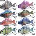 6-Section Multi-Section Fish Sea Fishing With Spinner Sequins 9cm 24.6g Bass Lure_desvips.com