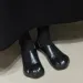 Adorable Cat Claw Flat Bottom Soft Leather Slip-On Women's Mary Jane Flats Comfortable Casual Shoes Rubber Sole_desvips.com