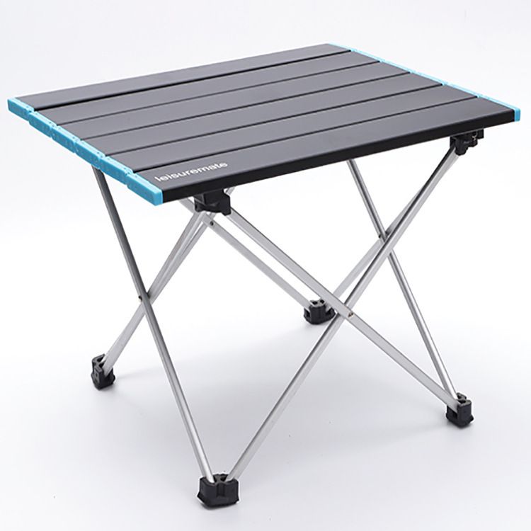 Outdoor Alloy Folding Lightweight And Portable Picnic Barbecue Simple Small Camping Aluminum Plate Table_desvips.com