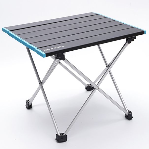 Outdoor Alloy Folding Lightweight And Portable Picnic Barbecue Simple Small Camping Aluminum Plate Table_desvips.com