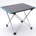 Outdoor Alloy Folding Lightweight And Portable Picnic Barbecue Simple Small Camping Aluminum Plate Table_desvips.com
