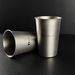 Titanium Purification Beer Cup Outdoor Camping Juice Cup Single Layer Portable Cup Titanium Alloy Anti-fall Cold Drink Cup Titanium Cup_desvips.com