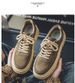 New Men's Shoes, Non-slip Wear-resistant Student Skateboard Shoes, Teenagers Thick-soled Sports Shoes_desvips.com