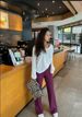Cotton Zippered Drape Fitness Yoga Sports Trousers Pure Desire Straight Women's Floor-length Trousers_desvips.com