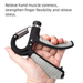 Fashion Grip Finger Training Fitness Equipment Wrist Muscle Exercise Arm Strengthener Adjustable Counting_desvips.com