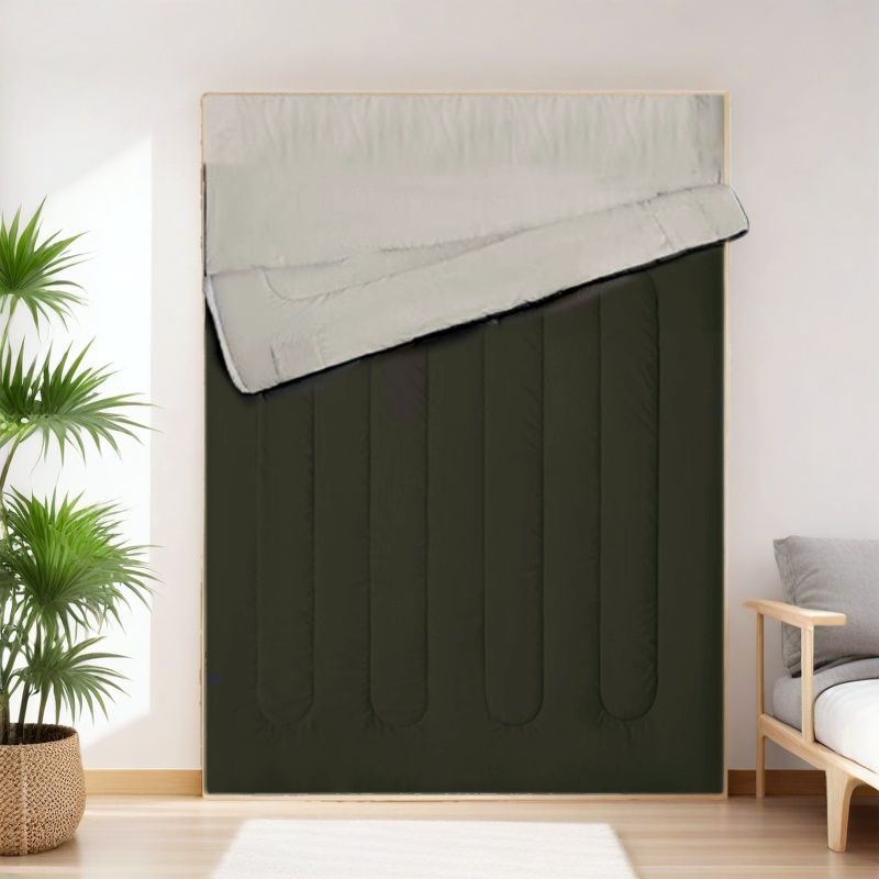 2.5kg Double Sleeping Bag Indoor Couple Camping Four Seasons Winter Outdoor Adult Dirt-Proof Universal Travel Cold-Proof_desvips.com