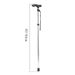 ghinwan Aluminum Alloy Folding Walking Stick Crutches Portable Walking Stick Mountaineering Trekking Pole NWANST_desvips.com