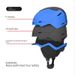 One-Piece Ski Helmet For Indoor Outdoor Snowboarding Skiing Winter Warmth With Adjustable Ventilation Lightweight Impact Resistant_desvips.com