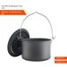 Large Camping Cookware Set - Outdoor Hanging Pot & Non-Stick Soup Pan (Portable & Multi-Functional) - BBQ Picnic & Backpacking Essentials_desvips.com