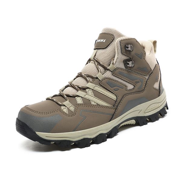 New spring and summer mountaineering shoes for men and women the same high-top mountaineering cross-country hiking shoes outdoor shoes sports shoes_desvips.com