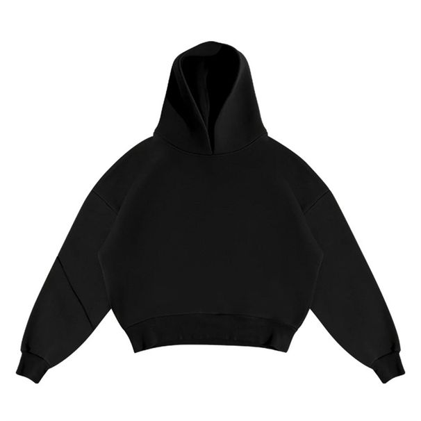 Spring Autumn 2027 Fashion European-USA High Street Y2K Hoodies Youth/Men Polyester Pure Color Long Sleeve Casual Loose Sport Hooded Sweatshirts_desvips.com