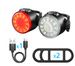 Bicycle Front And Rear Light Set, 200lm LED Bike Light With IPX4 Waterproof, USB-C Charging, Easy Install For Night Riding_desvips.com