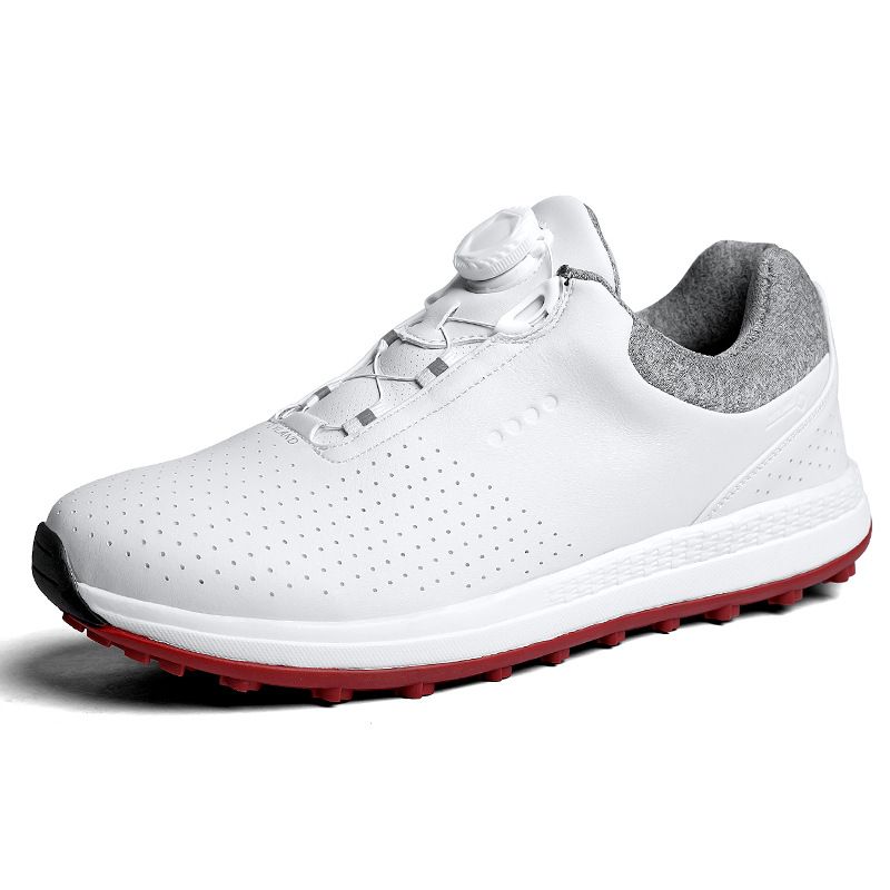 Men's Professional Golf Shoes New Swivel Buckle Spikeless Golf Training Sneakers Size Large_desvips.com